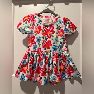 Mila & Rose Flower Twirl Bodysuit 6-12M